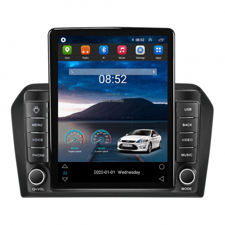 Volkswagen - Navigatie dedicata VW Jetta 2013-2017, Tesla Style, ANDROID 13, 10 inch , 4GB RAM 64GB ROM, Internet, Aplicatii, Waze, GPS