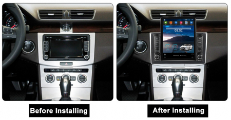Navigatie dedicata VW Passat B7 2011-2015,Tesla Style, ANDROID 13, 10 inch , 8+128GB, Internet, Aplicatii, Waze, GPS [2]