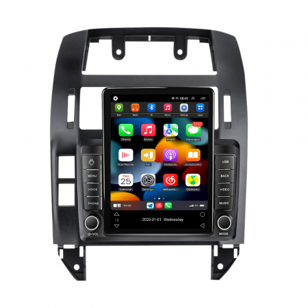 Navigatie dedicata pentru VW Polo Mk4 2004-2009,Tesla Style, ANDROID 13, 10 inch , 8+128GB, Internet, Aplicatii, Waze, Gps [1]