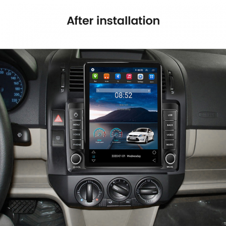 Navigatie dedicata pentru VW Polo Mk4 2004-2009,Tesla Style, ANDROID 13, 10 inch , 8+128GB, Internet, Aplicatii, Waze, Gps [3]