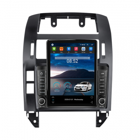 Polo Mk4 2004-2009 - Navigatie dedicata pentru VW Polo Mk4 2004-2009,Tesla Style, ANDROID 13, 10 inch , 8+128GB, Internet, Aplicatii, Waze, Gps