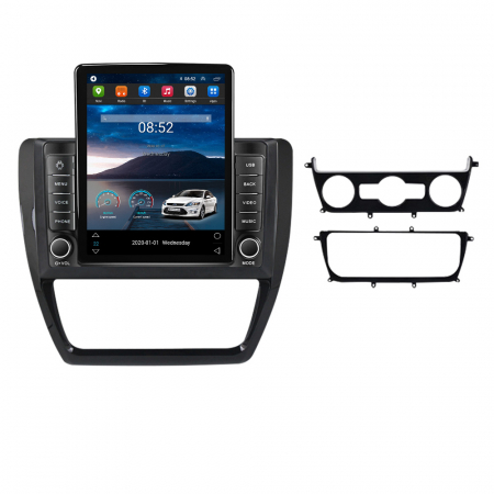Volkswagen - Navigatie dedicata VW Jetta 2012-2016, Tesla Style, ANDROID 13, 10 inch , 4GB RAM 64GB ROM, Internet, Aplicatii, Waze, GPS