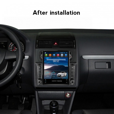 Navigatie dedicata VW Touran 2011-2015, Tesla Style, ANDROID 13, 10 inch , 8+128GB, Internet, Aplicatii, Waze, GPS [3]