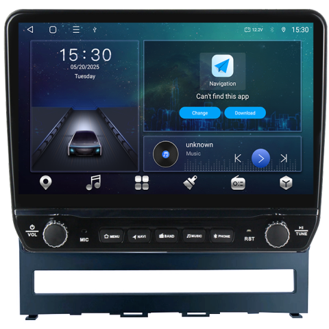 Navigatie dedicata Perla 9 2009 Idea 2011 2014 Tesla cu butoane rotative model 2024, 4GB RAM 64GB ROM, Procesor Quadcore, Android 14, Display QLED 10", DSP, Carplay&Android Auto [7]