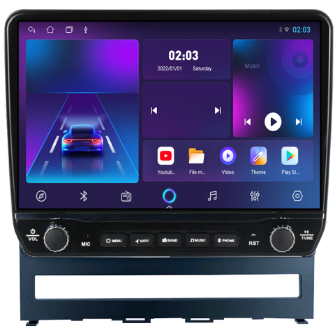 Navigatie dedicata Perla 9 2009 Idea 2011 2014 Tesla cu butoane rotative model 2024, 4GB RAM 64GB ROM, Procesor Quadcore, Android 14, Display QLED 10", DSP, Carplay&Android Auto [6]