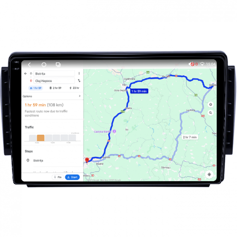 Navigatie dedicata Peugeot 2008 2015+, 4GB RAM 64GB ROM, Octacore, Android 14, Display QLED 1K 9", Carplay&Android Auto, SIM 4G, Ventilator Activ [3]