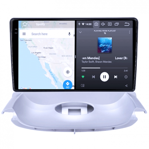 Navigatie dedicata Peugeot 206 1998-2009, 12GB RAM 256GB ROM, Android 13, Rezolutie 2K, Display QLED 9", DSP, Carplay&Android Auto, SIM 4G, Ventilator Activ, Suport Camere 360 [2]