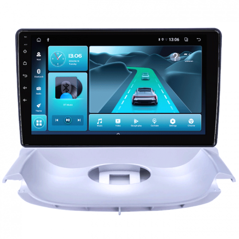 (Resigilata) Navigatie dedicata Peugeot 206 1998-2009, 2GB RAM 32GB ROM, Quad Core, Display 9" IPS Full HD, Carplay&Android Auto, Android 14, Suport camere AHD [2]