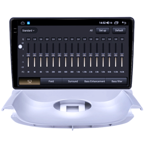 Navigatie dedicata Renault Corega 2016, 8GB RAM 128GB ROM, Octacore, Platforma TS18, Android 14, Display QLED 9", Suporta camera 360", DSP, Carplay&Android Auto, SIM 4G, Ventilator Activ [7]