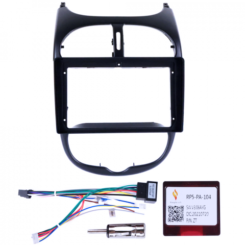 Navigatie dedicata Peugeot 206 2004-2008, 12GB RAM 256GB ROM, Android 13, Rezolutie 2K, Display QLED, 9", DSP, Carplay, Android Auto, Internet, Youtube, Waze, Wi Fi, USB [5]