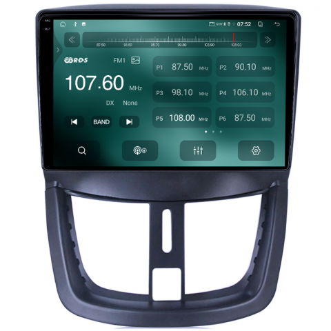 Navigatie dedicata Peugeot 207 2006-2015, 4GB RAM 64GB ROM, Quad Core, Display 9" QLED 1K, Carplay, Android 14, Bluetooth, Magazin Play, Suport Camere AHD [2]