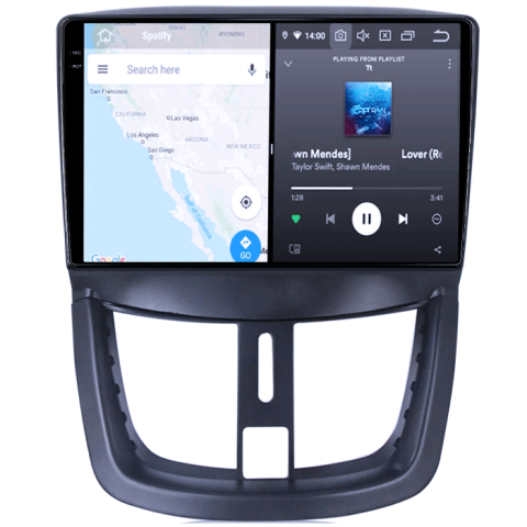 Navigatie dedicata Peugeot 207 2006-2015, 8GB RAM 128GB ROM, Octacore, Platforma TS18, Android 14, Display QLED 9â, Suporta camera 360Âş, DSP, Carplay&Android Auto, SIM 4G, Ventilator Activ [6]