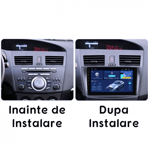 Navigatie dedicata Peugeot 208 / 2008 2012-2020, 4GB RAM 64GB ROM, Quad Core, Display 9" QLED 1K, Carplay, Android 14, Bluetooth, Magazin Play, Suport Camere AHD [4]