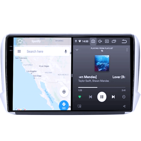 Navigatie dedicata Peugeot 208 / 2008 2012-2020, 8GB RAM 128GB ROM, Octacore, Platforma TS18, Android 14, Display QLED 9", Suporta camera 360", DSP, Carplay&Android Auto, SIM 4G, Ventilator Acti [6]