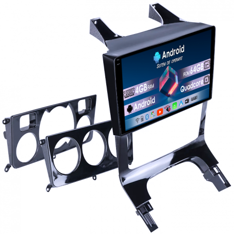 3008 2009-2015 - Navigatie dedicata Peugeot 3008/5008 2009-2016, 4GB RAM 64GB ROM, Quadcore, Android 14, Display QLED 1K, 9", DSP, Carplay&Android Auto, Suport camere AHD