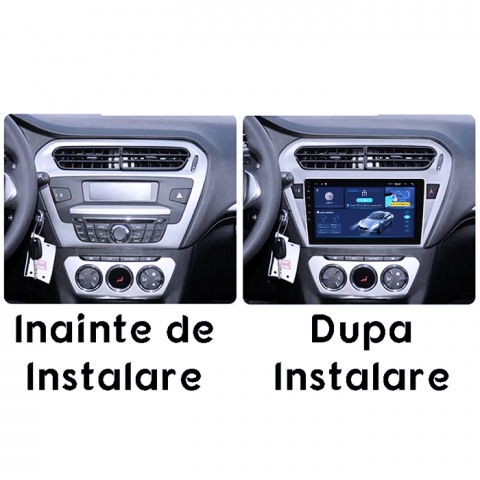 Navigatie dedicata Peugeot 301 2013-2016, 4GB RAM 64GB ROM, Octacore, Android 14, Display QLED 1K 9", Carplay&Android Auto, SIM 4G, Ventilator Activ [4]