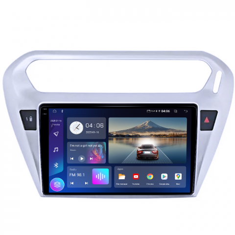 Navigatie dedicata Peugeot 301 2013-2016C-Elysee 2012, 4GB RAM 64GB ROM, Quad Core, Display 9" QLED 1K, Carplay, Android 14, Bluetooth, Magazin Play, Suport Camere AHD [3]