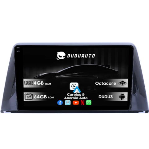 308 2016-2018 - Navigatie dedicata Peugeot 308 2016-2018, DUDU3, 4GB RAM 64GB ROM, Octacore, Platforma 8581, Android, Display QLED 9", DSP, Carplay&AndroidAuto