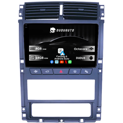 405 2010-2019 - Navigatie dedicata Peugeot 405 2010-2019, DUDU3, 4GB RAM 64GB ROM, Octacore, Platforma 8581, Android, Display QLED 9", DSP, Carplay&AndroidAuto