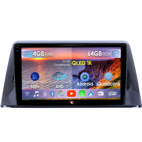 Peugeot - Navigatie dedicata Peugeot 308 2016+, 4GB RAM 64GB ROM, Octacore, Android 14, Display QLED 1K 10", Carplay&Android Auto, SIM 4G, Ventilator Activ