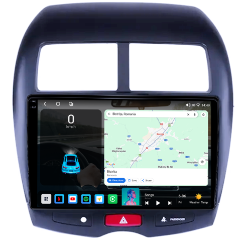 Navigatie dedicata Peugeot 4008, 4GB RAM 32GB ROM, Octacore, Android 14, Display QLED 1K 9", DSP, Carplay&Android Auto, SIM 4G, Bluetooth, Ventilator Activ [1]