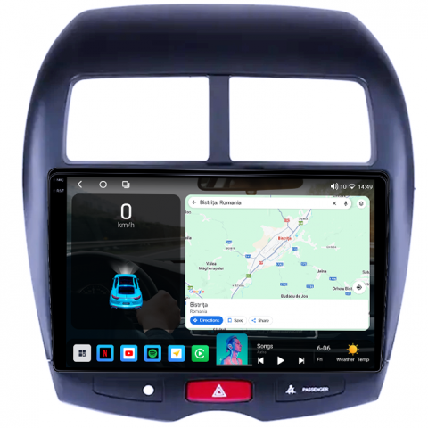 Navigatie dedicata Peugeot 4008, 4GB RAM 64GB ROM, Octacore, Android 14, Display QLED 1K 9", Carplay&Android Auto, SIM 4G, Ventilator Activ [1]
