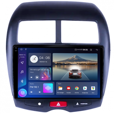 Navigatii Dedicate - Navigatie dedicata Peugeot 4008, 4GB RAM 64GB ROM, Quad Core, Display 9" QLED 1K, Carplay, Android 14, Bluetooth, Magazin Play, Suport Camere AHD