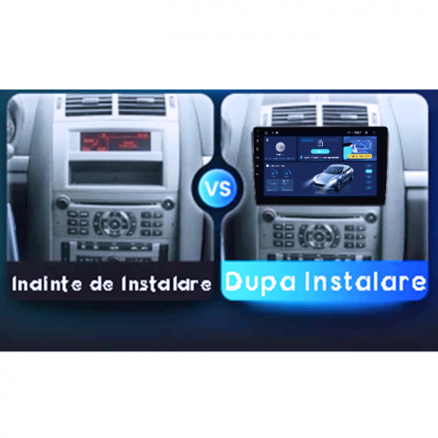 Navigatie dedicata Peugeot 407 2004-2008, 4GB RAM 64GB ROM, Octacore, Android 14, Display QLED 1K 9", Carplay&Android Auto, SIM 4G, Ventilator Activ [4]