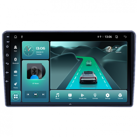 Navigatie dedicata Peugeot 407 2004-2008, 8GB RAM 128GB ROM, Octacore, Platforma 7862,Android 13, Display QLED 9”, Suporta camera 360º, DSP, Carplay&Android Auto, SIM 4G, Ventilator Activ [2]