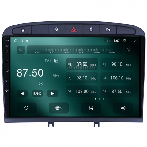 Navigatie dedicata Peugeot 408 2008-2020, black, 8GB RAM 128GB ROM, Octacore, Platforma TS18, Android 13, Display QLED 9”, Suporta camera 360º, DSP, Carplay&Android Auto, SIM 4G, Ventilator Activ [3]