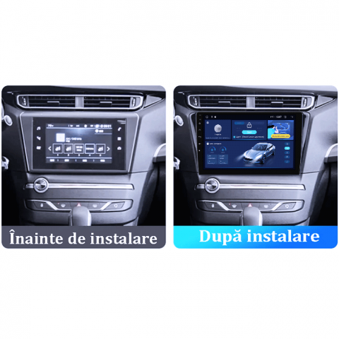 Navigatie dedicata Peugeot 408 2014-2018, 4GB RAM 64GB ROM, Octacore, Android 14, Display QLED 1K 10", Carplay&Android Auto, SIM 4G, Ventilator Activ [4]