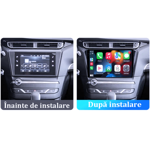 Navigatie dedicata Peugeot 408 2014, 4GB RAM 64GB ROM, Procesor Qualcomm Octacore, Android 14, Rezolutie 2K, Display QLED 9", DSP, Carplay&Android Auto, SIM 4G [5]