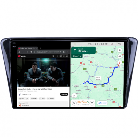 Navigatie dedicata Peugeot 408 2014, 4GB RAM 64GB ROM, Quad Core, Display 10" QLED 1K, Carplay, Android 14, Bluetooth, Magazin Play, Suport Camere AHD [5]