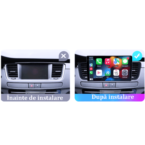 Navigatie dedicata Peugeot 508 2010-2018, 4GB RAM 64GB ROM, Procesor Qualcomm Octacore, Android 14, Rezolutie 2K, Display QLED 9", DSP, Carplay&Android Auto, SIM 4G [5]