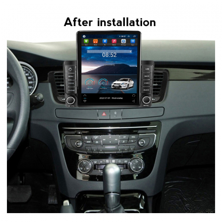 Navigatie dedicata Peugeot 508 ,Tesla Style, ANDROID 13,Carplay&Android Auto, 10 inch , 8+128GB, Internet, Aplicatii, Waze, GPS [3]