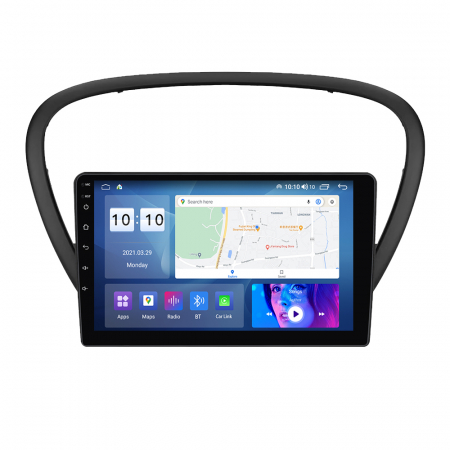 Navigatie dedicata Peugeot 607 2004-2010, 4GB RAM 64GB ROM, Octacore, Android 13, Display QLED 9", DSP, Carplay, Android Auto, Internet, Youtube, Waze, WIFI, Bluetooth [4]