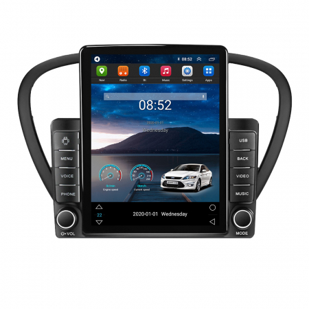 Peugeot - Navigatie dedicata Peugeot 607 2004-2010 ,Tesla Style, ANDROID 13,Carplay&Android Auto, 10 inch , 8+128GB, Internet, Aplicatii, Waze, GPS
