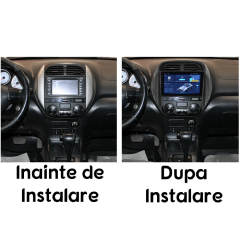 Navigatie dedicata RAV4 2003-2005, 4GB RAM 32GB ROM, Octacore, Android 14, Display QLED 1K 9", DSP, Carplay&Android Auto, SIM 4G, Bluetooth, Ventilator Activ [4]