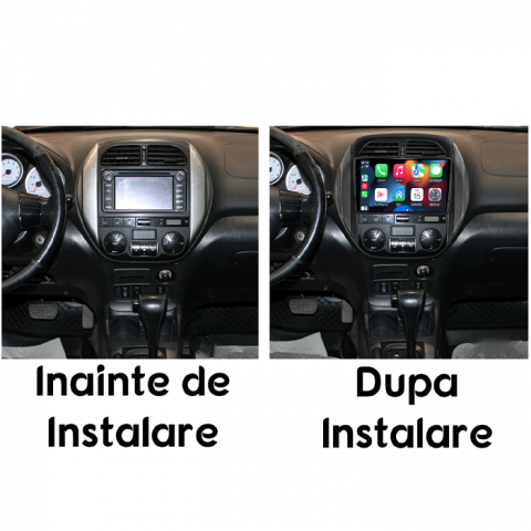 Navigatie dedicata RAV4 2003-2005, 12GB RAM 256GB ROM, Android 13, Rezolutie 2K, Display QLED 9", DSP, Carplay&Android Auto, SIM 4G, Ventilator Activ, Suport Camere 360 [4]