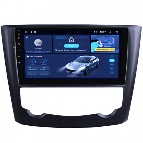 Kadjar 2015-2017 - Navigatie dedicata Renaul Kadjar 2015-2017, 8GB RAM 128GB ROM, Octacore, Platforma TS18, Android 13, Display QLED 9”, Suporta camera 360º, DSP, Carplay&Android Auto, SIM 4G, Ventilator Activ