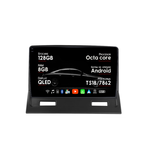 Galant 2003-2012 - Navigatie dedicata Mitsubishi Galant 2003-2012, 8GB RAM 128GB ROM, Octacore, Platforma TS18, Android 14, Display QLED 9", Suporta camera 360", DSP, Carplay&AndroidAuto