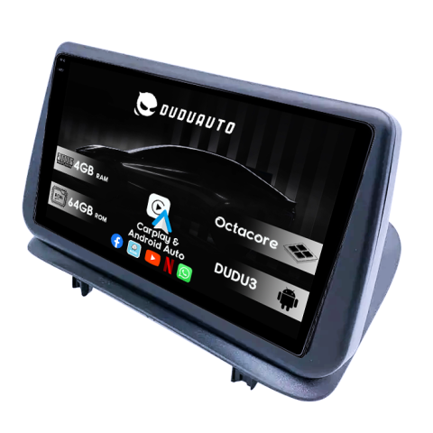 Renault Clio 3 2006-2019 - Navigatie dedicata Renault Clio 3 2006-2019, DUDU3, 4GB RAM 64GB ROM, Octacore, Platforma 8581, Android, Display QLED 9", DSP, Carplay&AndroidAuto