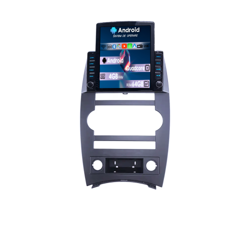Navigatii Dedicate - Navigatie dedicata Jeep Cherokee Commander XK 2005-2011 Tesla Style, 4GB RAM 64GB ROM, Procesor Quadcore, Android 14, Display QLED 9.7", DSP, Carplay&Android Auto