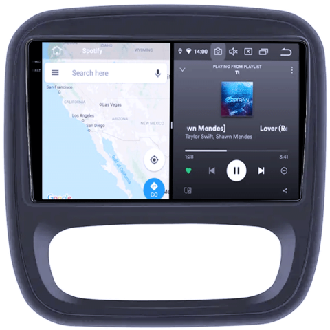 Navigatie dedicata Renault Captur, Trafic 3, 8GB RAM 128GB ROM, Octacore, Platforma TS18, Android 14, Display QLED 9", Suporta camera 360", DSP, Carplay&Android Auto, SIM 4G, Ventilator Activ [6]