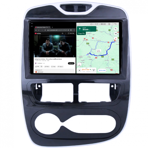 Navigatie dedicata Renault Clio 2013-2019, 4GB RAM 64GB ROM, Quad Core, Display 10.1" QLED 1K, Carplay, Android 14, Bluetooth, Magazin Play, Suport Camere AHD [3]