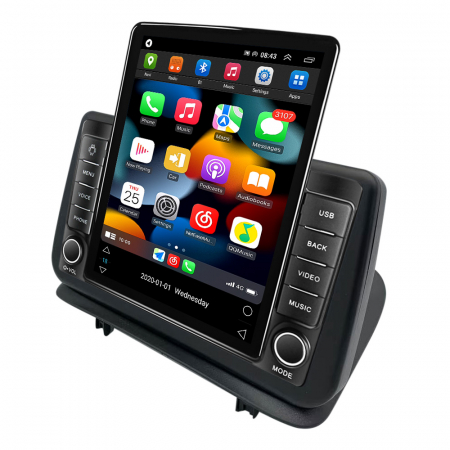 Navigatie dedicata Renault Clio 3 2006-2019,Tesla Style, ANDROID 13,Carplay&Android Auto, 10 inch , 8+128GB, Internet, Aplicatii, Waze, GPS [1]