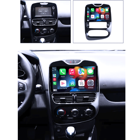 Navigatie dedicata Renault Clio 4 BH98 KH98 2012-2018, 8GB RAM 128GB ROM, Octacore, Platforma TS18, Android 14, Display QLED 10", Suporta camera 360", DSP, Carplay&Android Auto, SIM 4G, Ventilator [5]