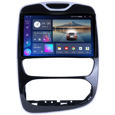 Navigatie dedicata Renault Clio 4 BH98 KH98 2012-2018, 8GB RAM 128GB ROM, Octacore, Platforma TS18, Android 14, Display QLED 10", Suporta camera 360", DSP, Carplay&Android Auto, SIM 4G, Ventilator [1]