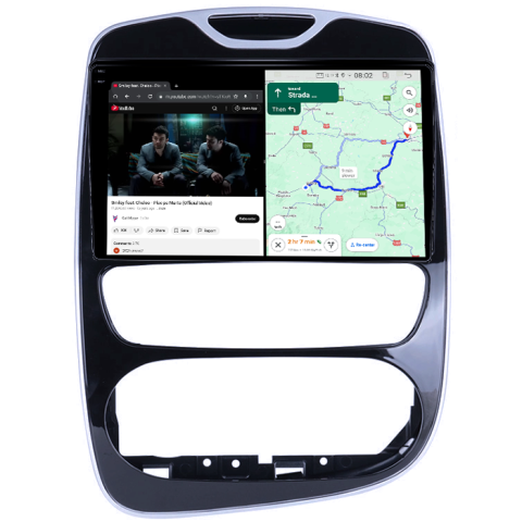 Navigatie dedicata Renault Clio 4 BH98 KH98 2012-2018, 8GB RAM 128GB ROM, Octacore, Platforma TS18, Android 14, Display QLED 10", Suporta camera 360", DSP, Carplay&Android Auto, SIM 4G, Ventilator [3]