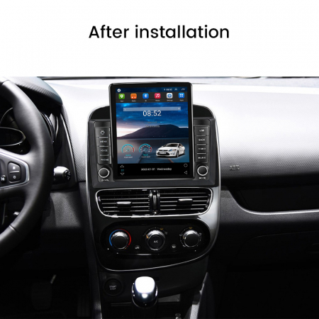 Navigatie dedicata Renault Clio 4 BH98 KH98 2012-2018,Tesla Style, ANDROID 13,Carplay&Android Auto, 10 inch , 8+128GB, Internet, Aplicatii, Waze, GPS [3]